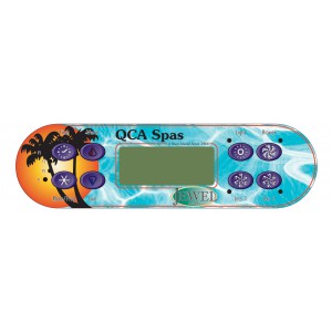 Panel:Majestic, Jewel & Paradise 8 Button QCA Factory Topside Control WITH Overlay