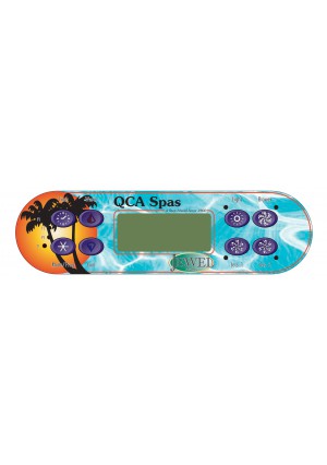 Panel:Majestic, Jewel & Paradise 8 Button QCA Factory Topside Control WITH Overlay